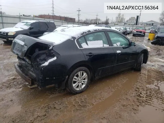 2012 Nissan Altima Base VIN: 1N4AL2APXCC156364 Lot: 56148544