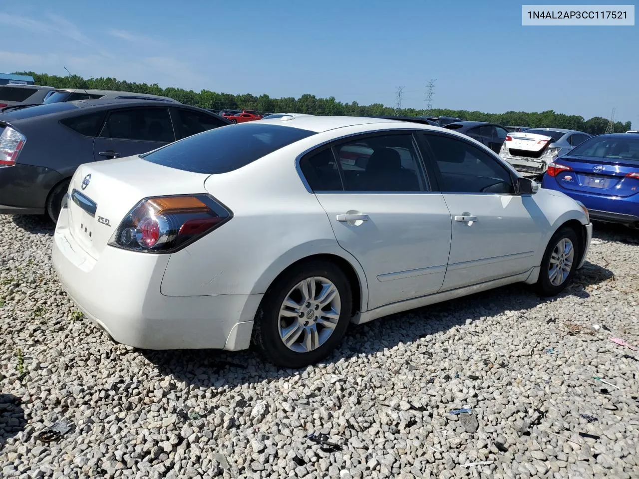 2012 Nissan Altima Base VIN: 1N4AL2AP3CC117521 Lot: 57528824