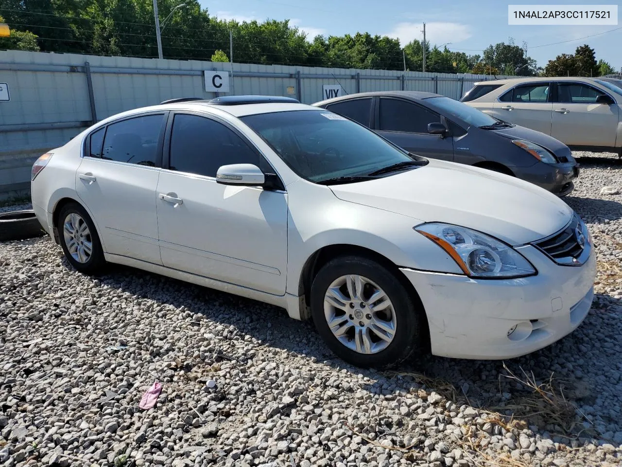 2012 Nissan Altima Base VIN: 1N4AL2AP3CC117521 Lot: 57528824