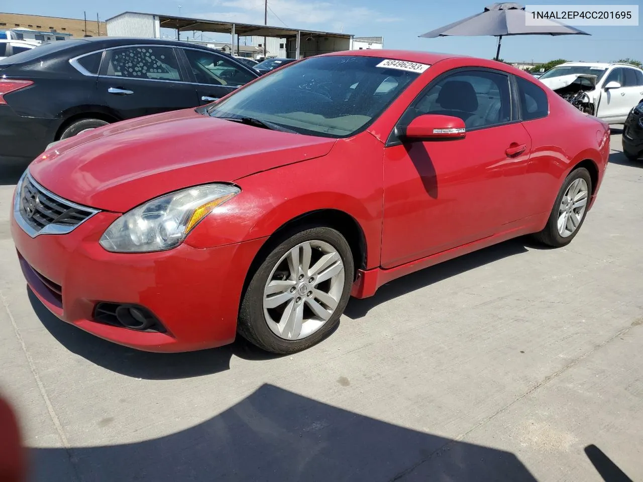 2012 Nissan Altima S VIN: 1N4AL2EP4CC201695 Lot: 58496293