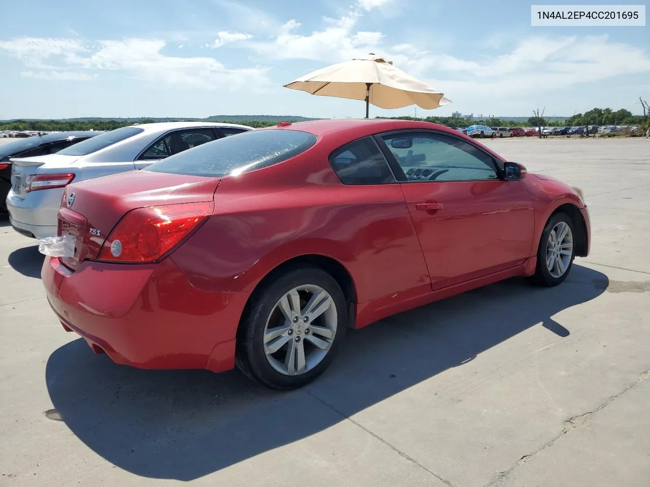 2012 Nissan Altima S VIN: 1N4AL2EP4CC201695 Lot: 58496293