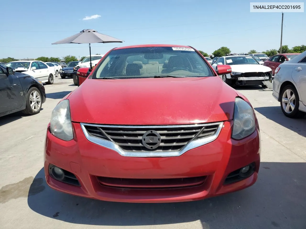 2012 Nissan Altima S VIN: 1N4AL2EP4CC201695 Lot: 58496293