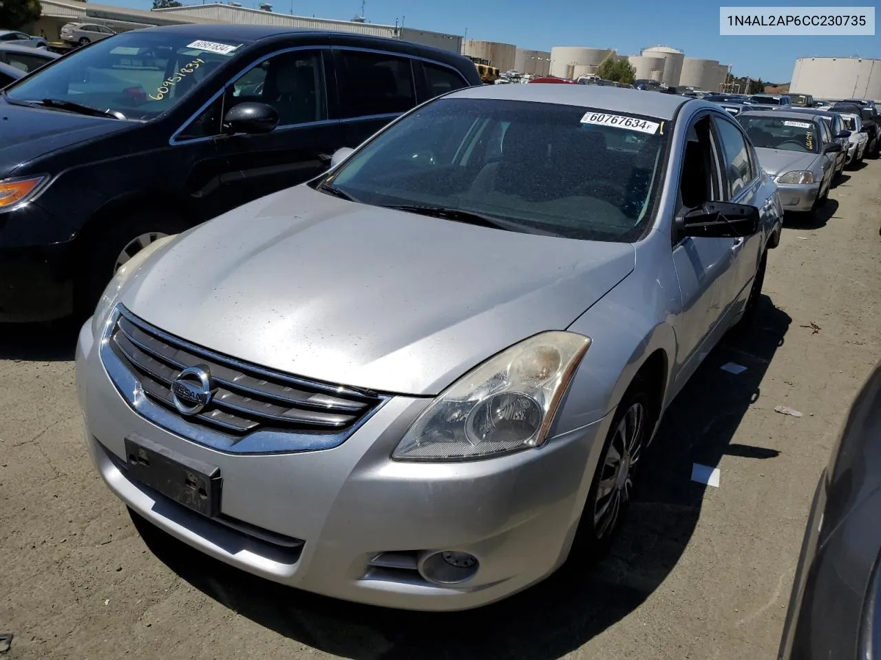 2012 Nissan Altima Base VIN: 1N4AL2AP6CC230735 Lot: 60767634