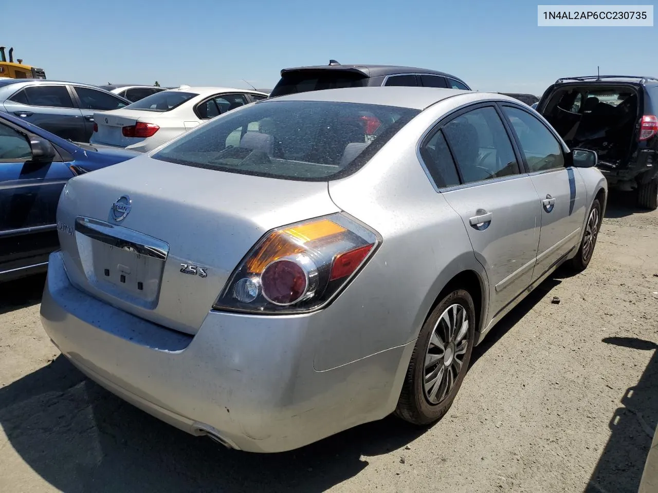 2012 Nissan Altima Base VIN: 1N4AL2AP6CC230735 Lot: 60767634