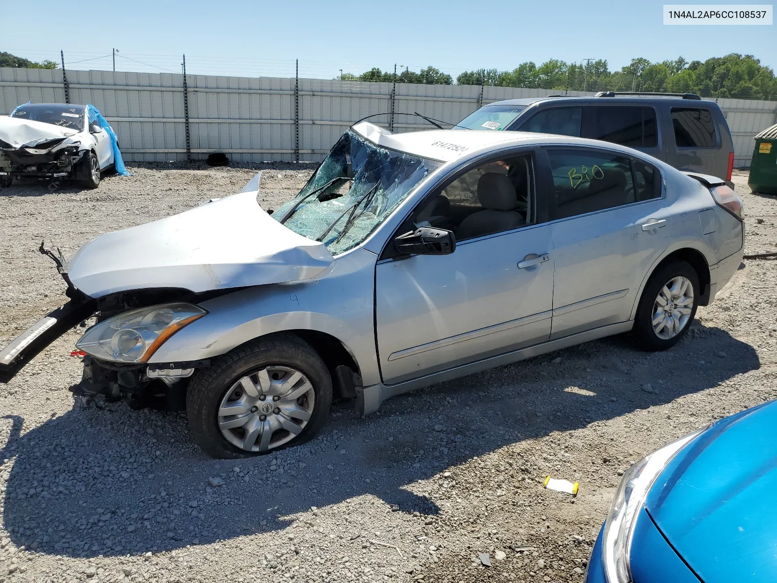 2012 Nissan Altima 2.5 S VIN: 1N4AL2AP6CC108537 Lot: 40701091