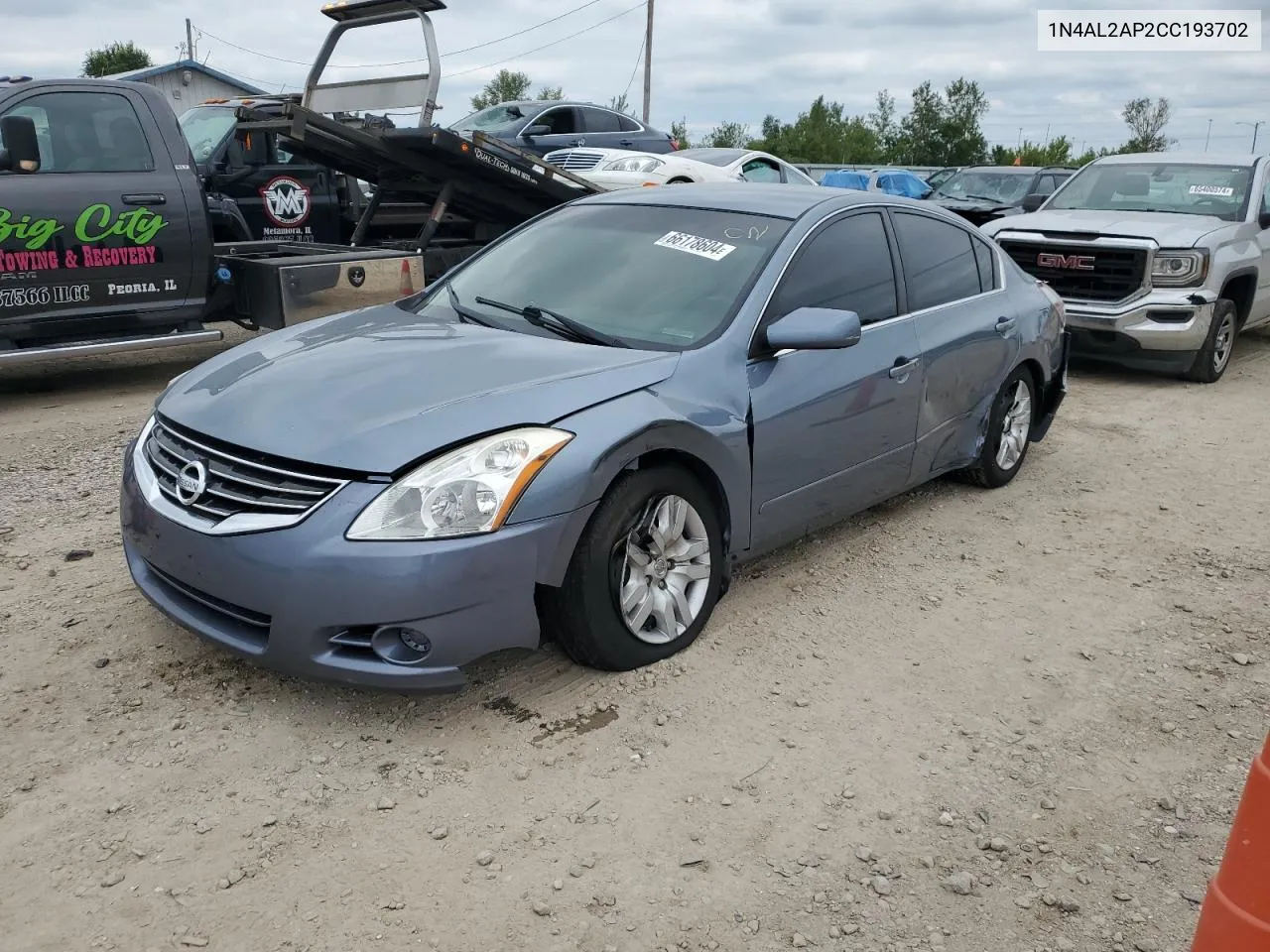 2012 Nissan Altima Base VIN: 1N4AL2AP2CC193702 Lot: 66178604