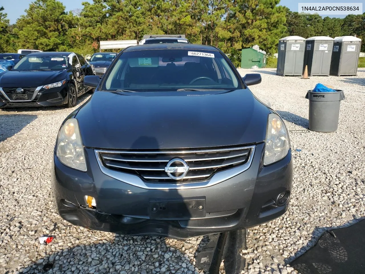 2012 Nissan Altima Base VIN: 1N4AL2AP0CN538634 Lot: 66271364