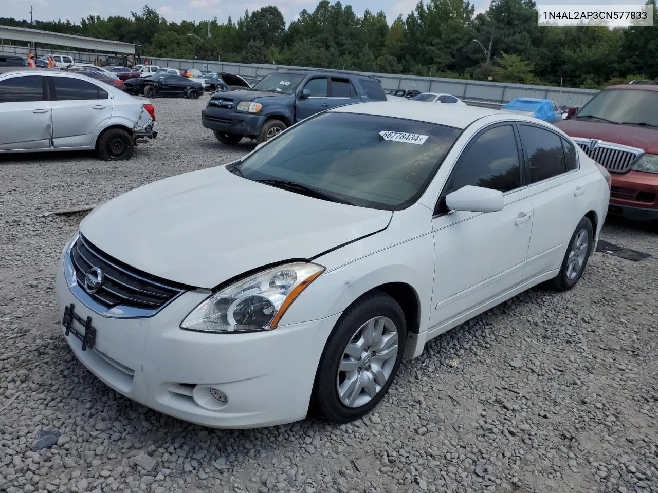 2012 Nissan Altima Base VIN: 1N4AL2AP3CN577833 Lot: 66778434