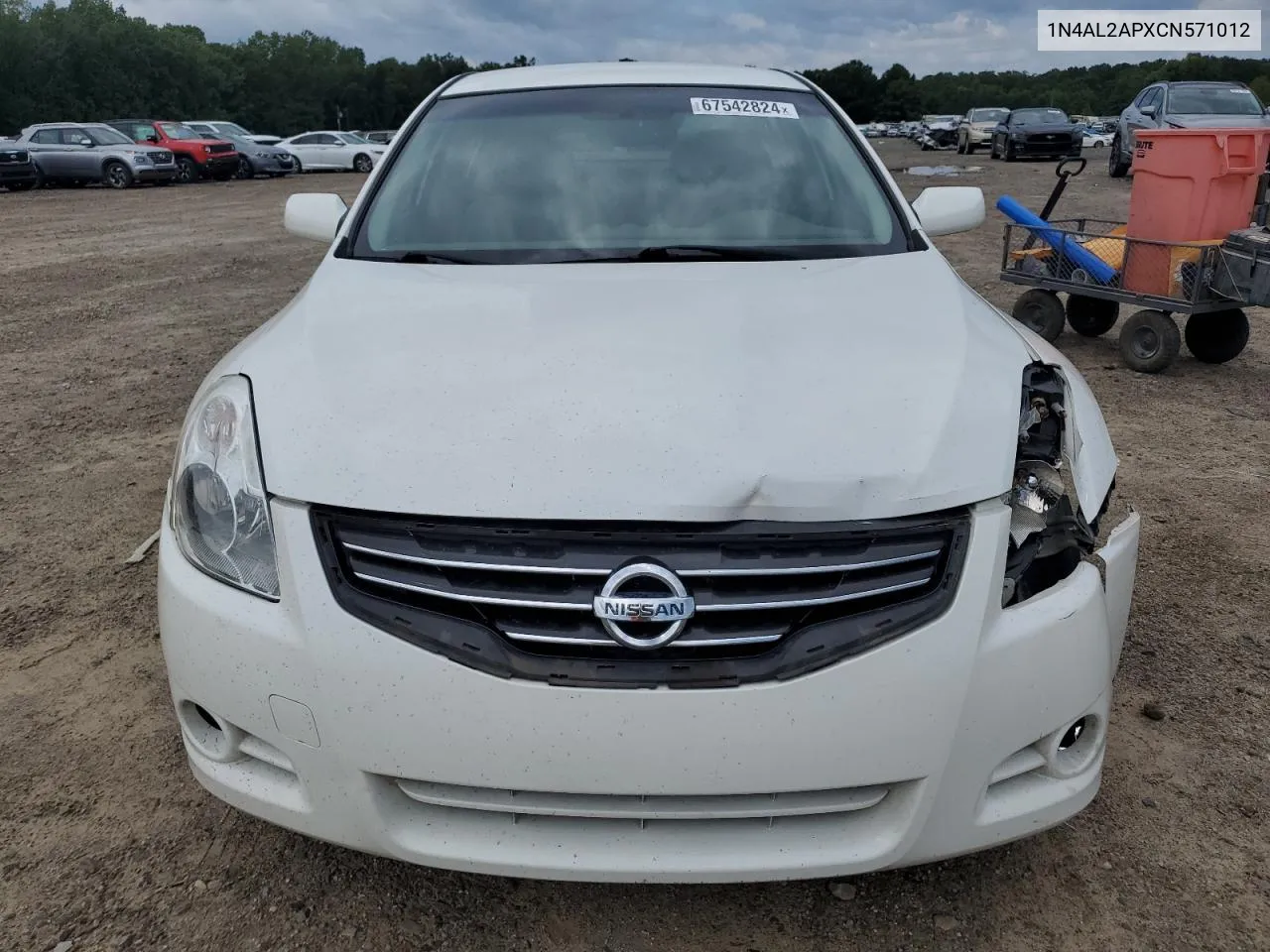 2012 Nissan Altima Base VIN: 1N4AL2APXCN571012 Lot: 67542824