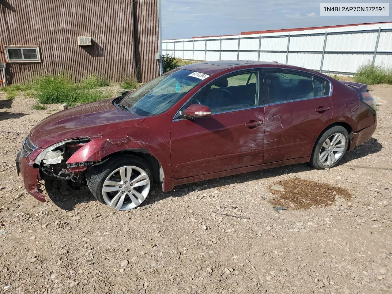 2012 Nissan Altima Sr VIN: 1N4BL2AP7CN572591 Lot: 68243354