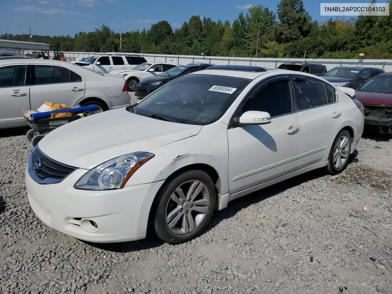 2012 Nissan Altima Sr VIN: 1N4BL2AP2CC104103 Lot: 68980564