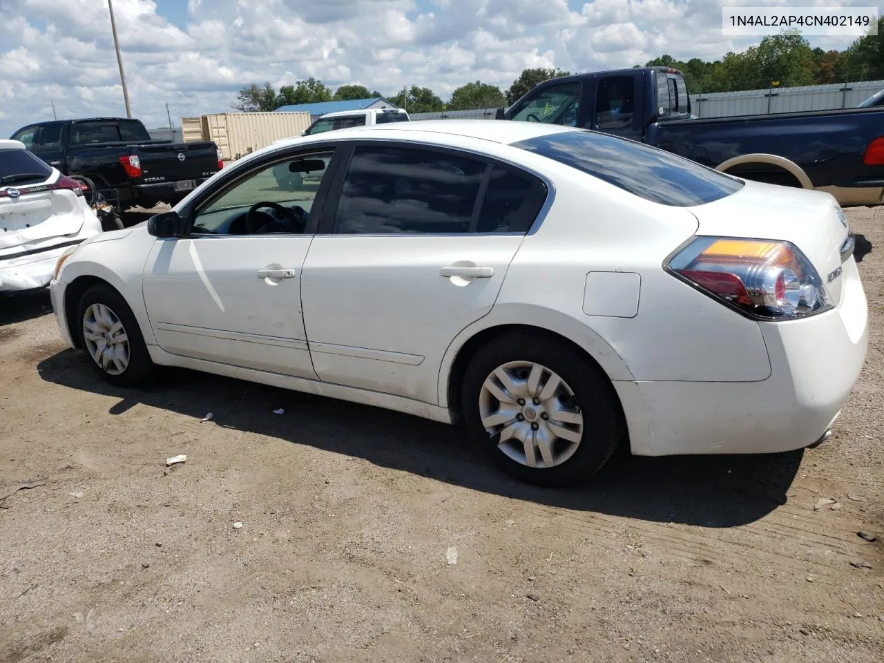 1N4AL2AP4CN402149 2012 Nissan Altima Base