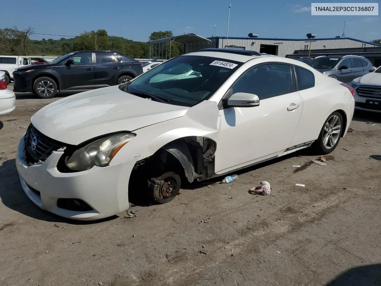 2012 Nissan Altima S VIN: 1N4AL2EP3CC136807 Lot: 69164824