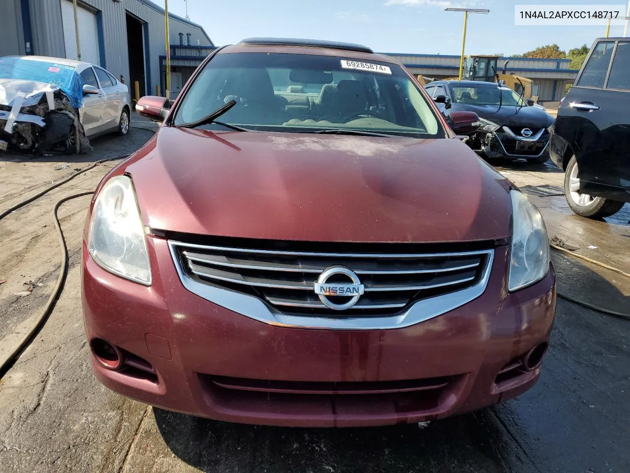 2012 Nissan Altima Base VIN: 1N4AL2APXCC148717 Lot: 69285874