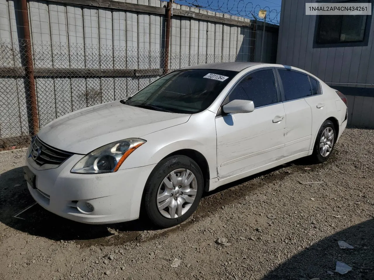 2012 Nissan Altima Base VIN: 1N4AL2AP4CN434261 Lot: 70311764