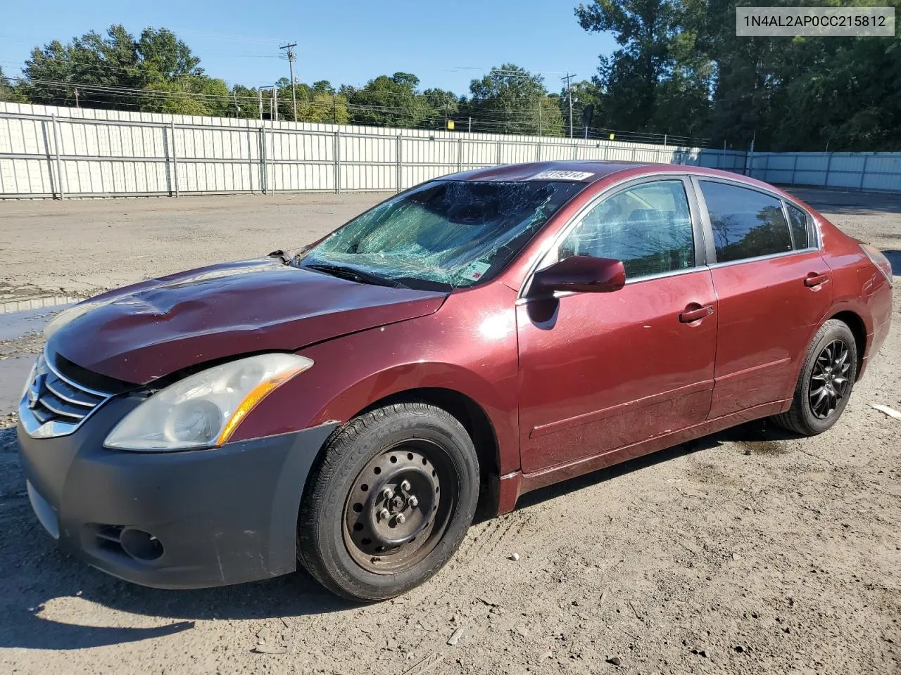 2012 Nissan Altima Base VIN: 1N4AL2AP0CC215812 Lot: 70319914