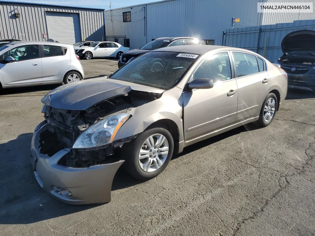 2012 Nissan Altima Base VIN: 1N4AL2AP4CN446104 Lot: 70856654