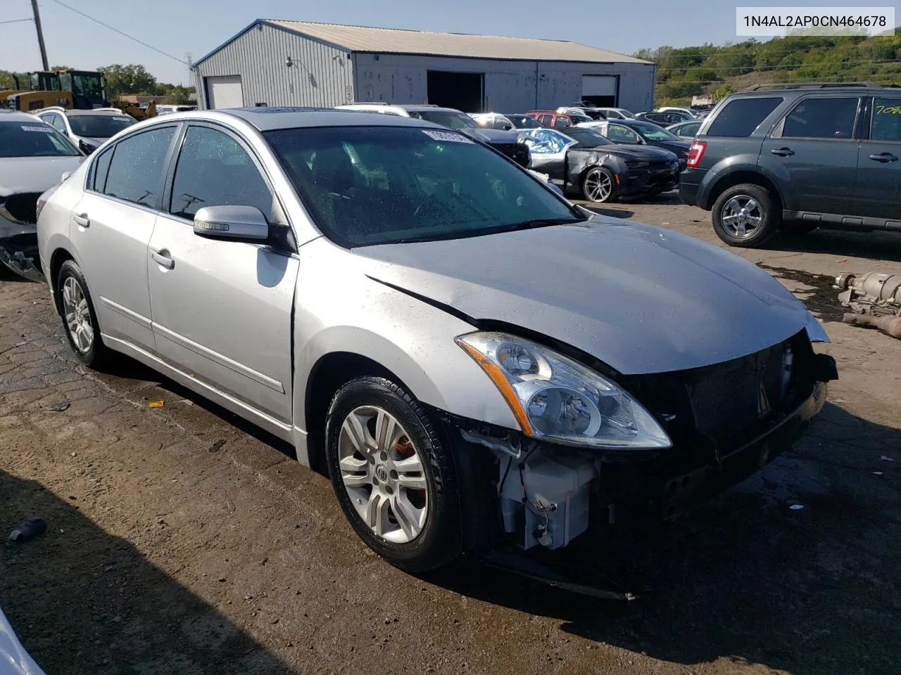 2012 Nissan Altima Base VIN: 1N4AL2AP0CN464678 Lot: 70876154