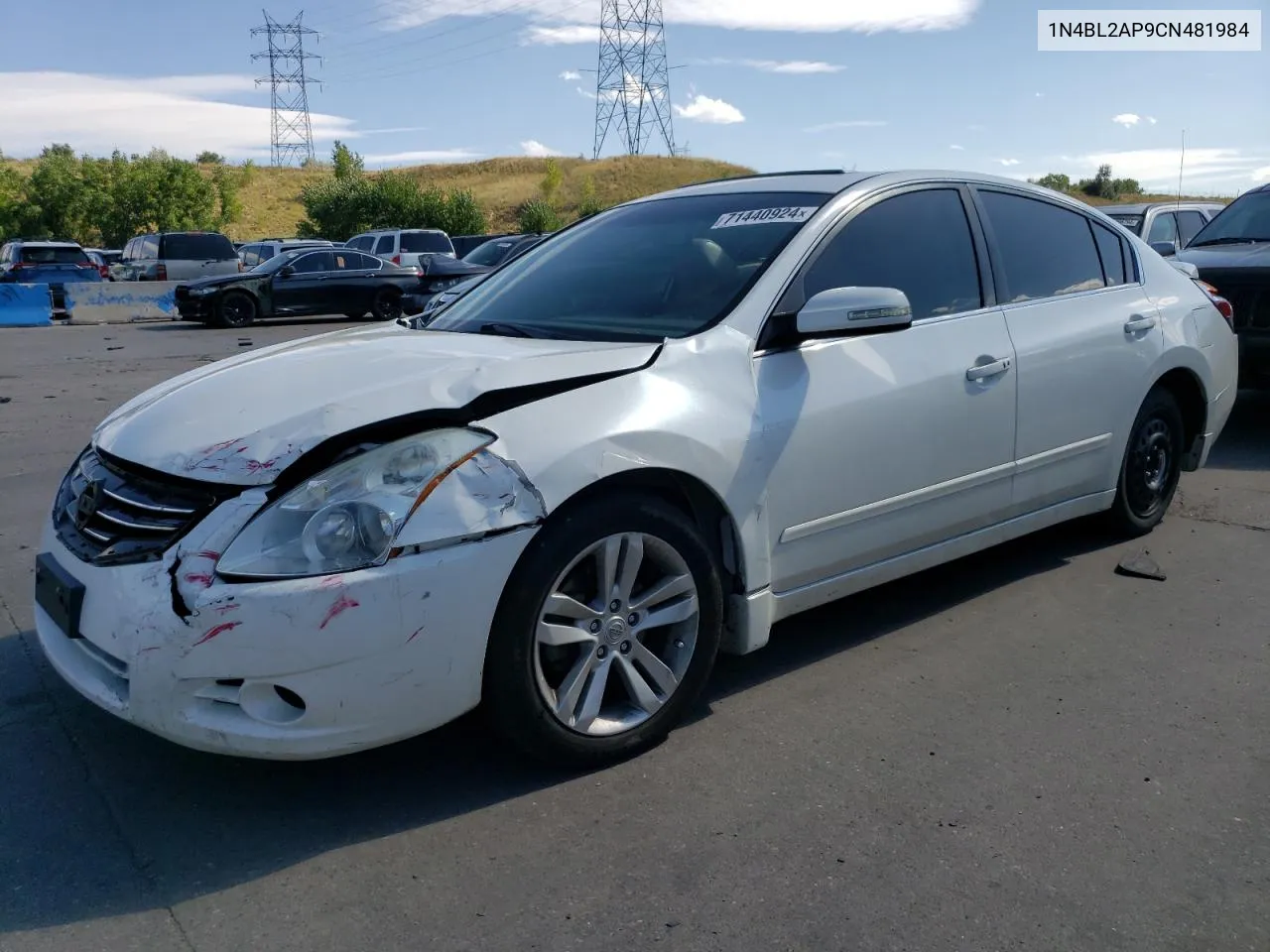 2012 Nissan Altima Sr VIN: 1N4BL2AP9CN481984 Lot: 71440924