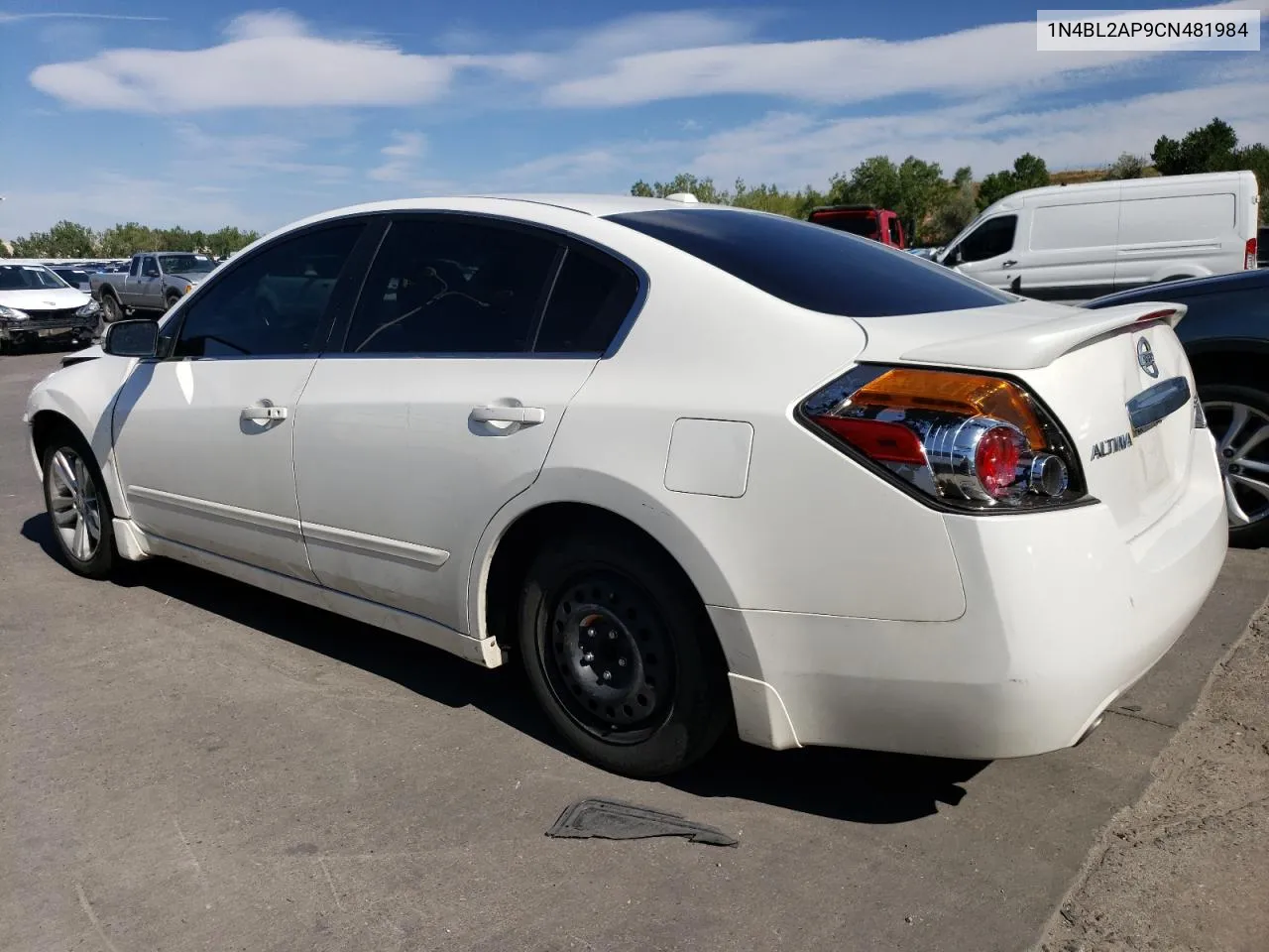 2012 Nissan Altima Sr VIN: 1N4BL2AP9CN481984 Lot: 71440924