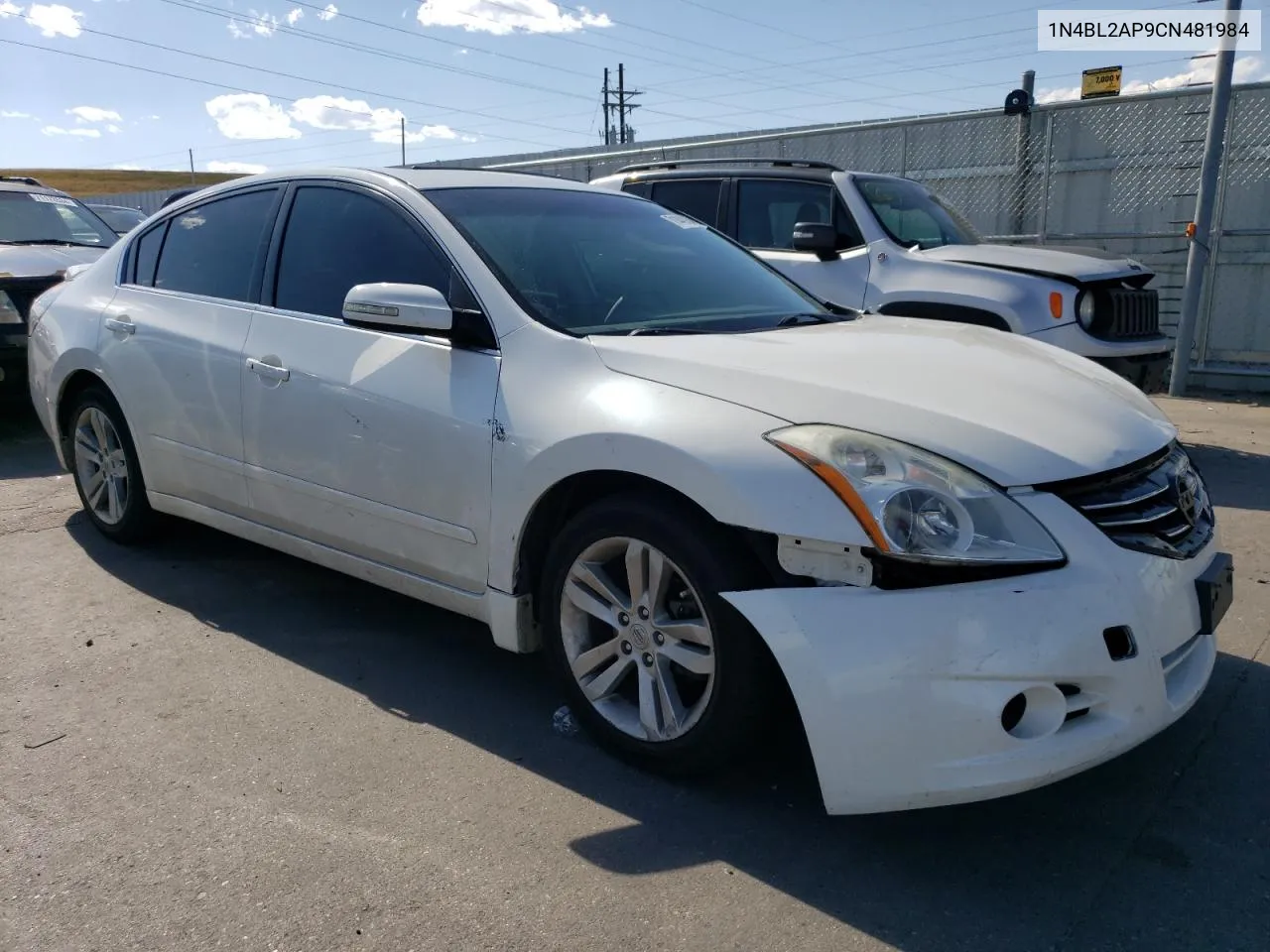 2012 Nissan Altima Sr VIN: 1N4BL2AP9CN481984 Lot: 71440924