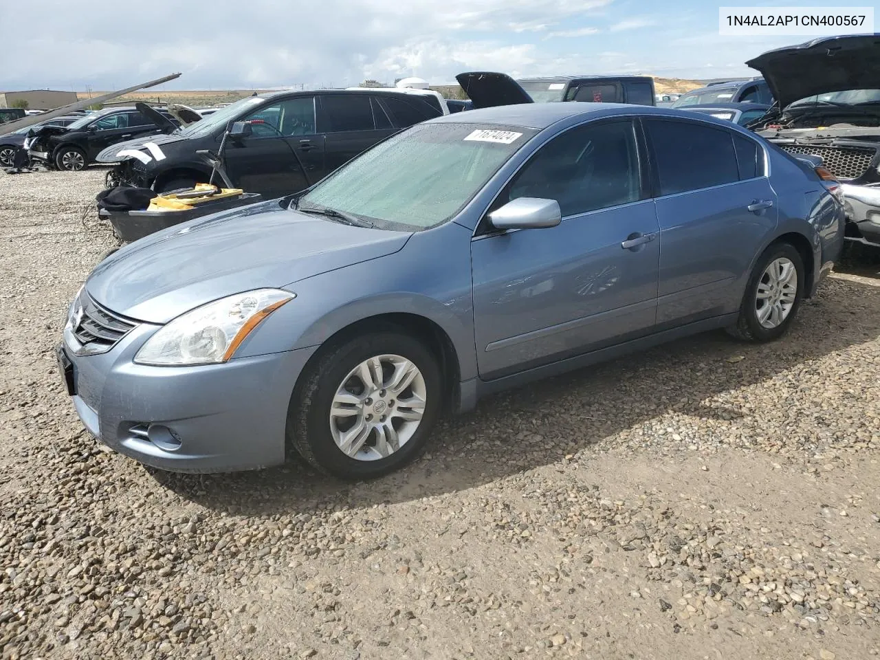 2012 Nissan Altima Base VIN: 1N4AL2AP1CN400567 Lot: 71674024