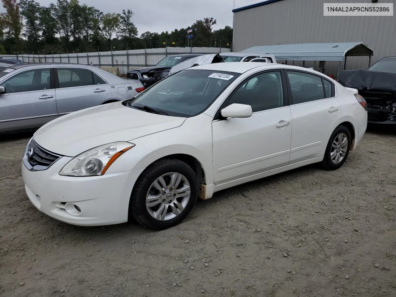 2012 Nissan Altima Base VIN: 1N4AL2AP9CN552886 Lot: 72140104