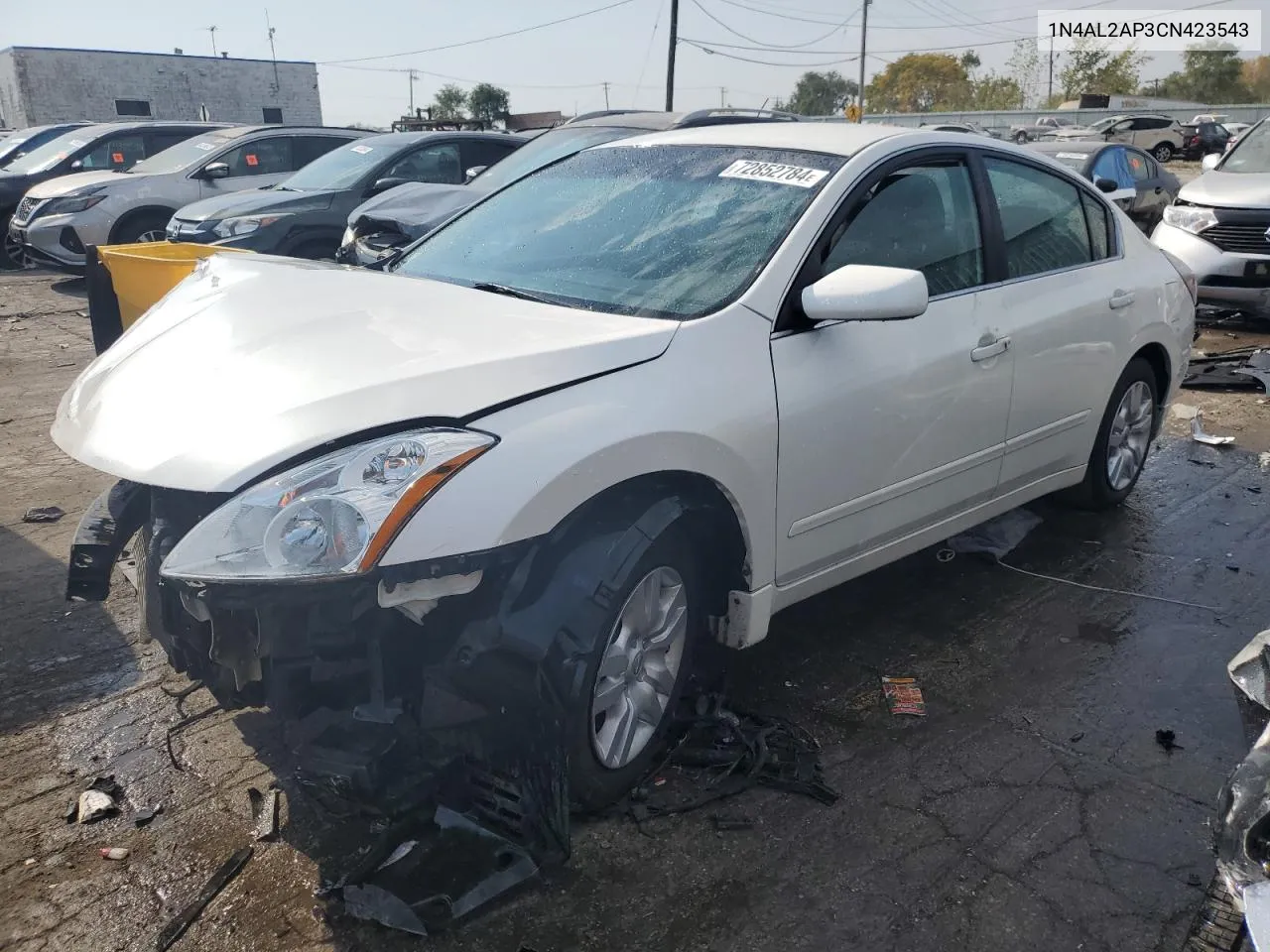 2012 Nissan Altima Base VIN: 1N4AL2AP3CN423543 Lot: 72852784