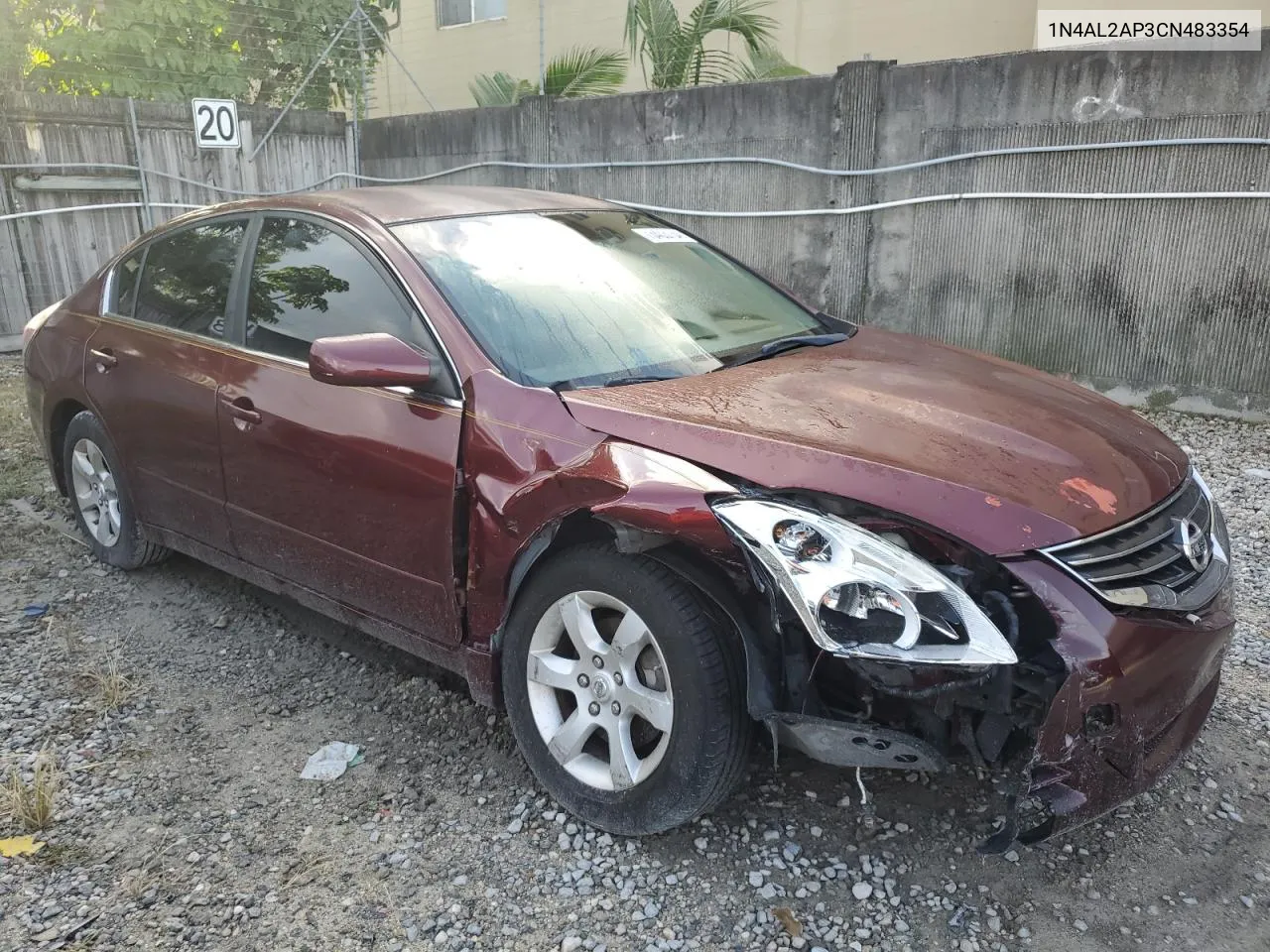 2012 Nissan Altima Base VIN: 1N4AL2AP3CN483354 Lot: 73403734