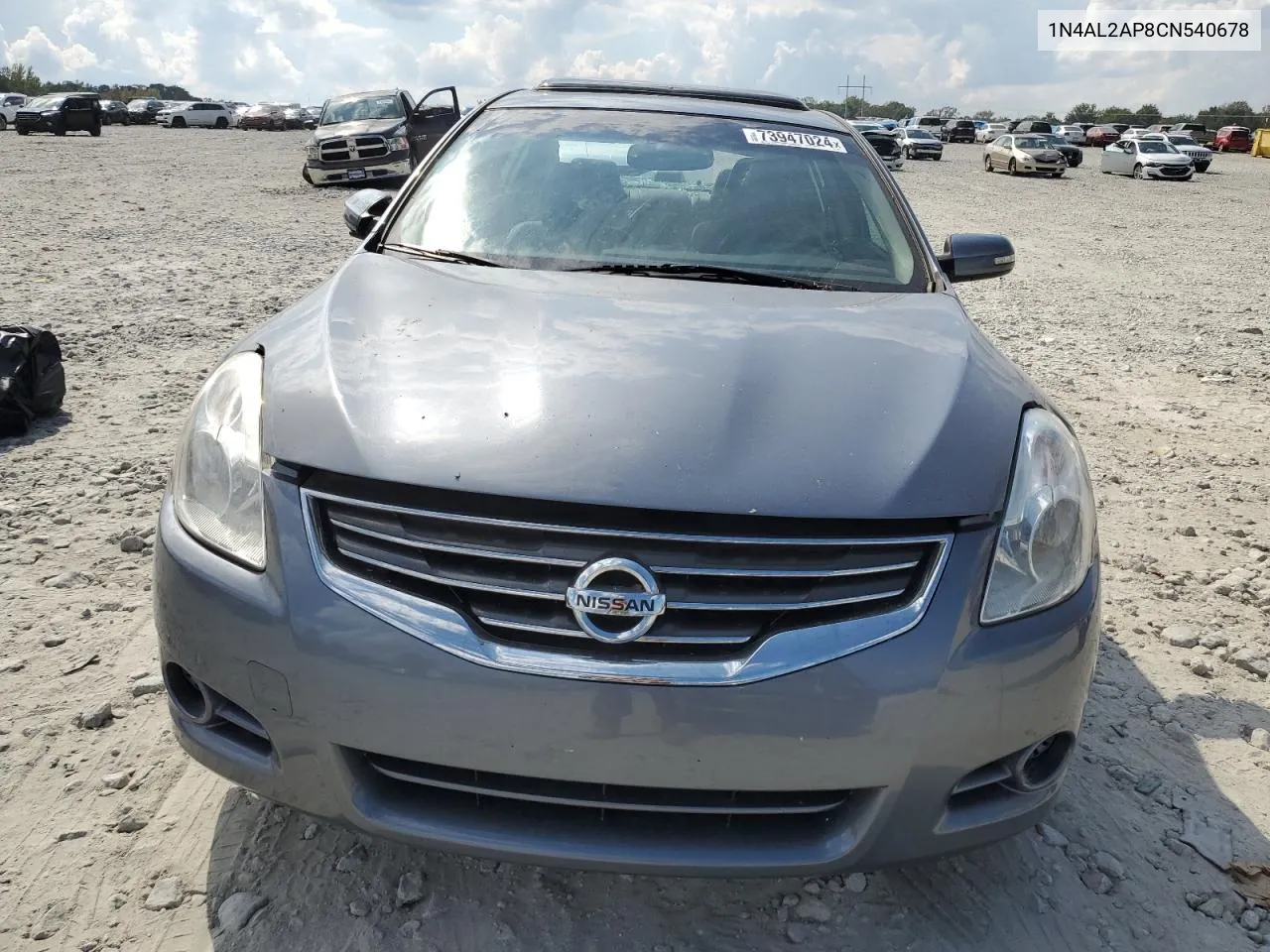 2012 Nissan Altima Base VIN: 1N4AL2AP8CN540678 Lot: 73947024