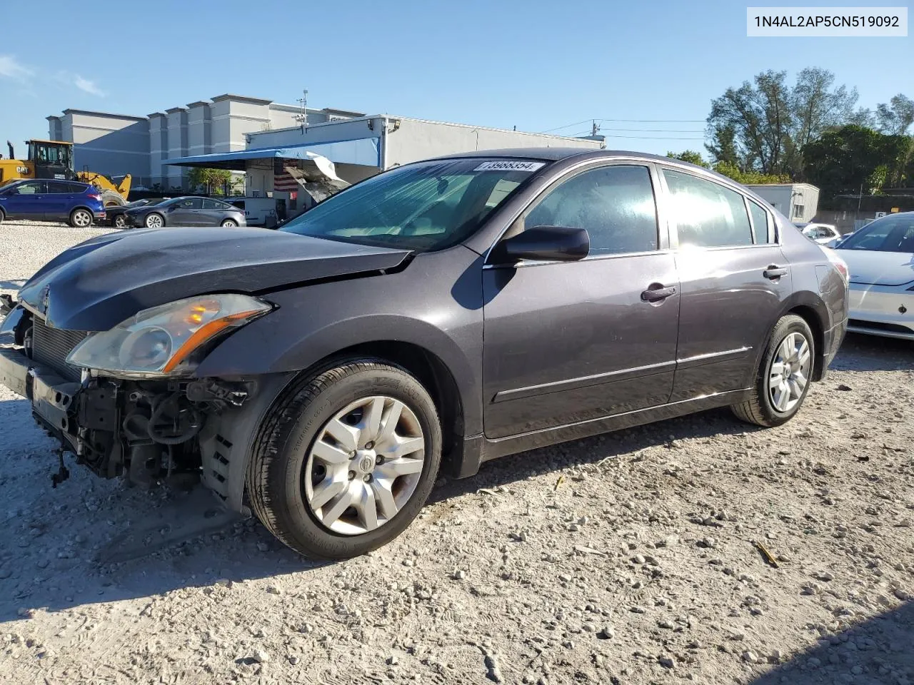 2012 Nissan Altima Base VIN: 1N4AL2AP5CN519092 Lot: 73988354