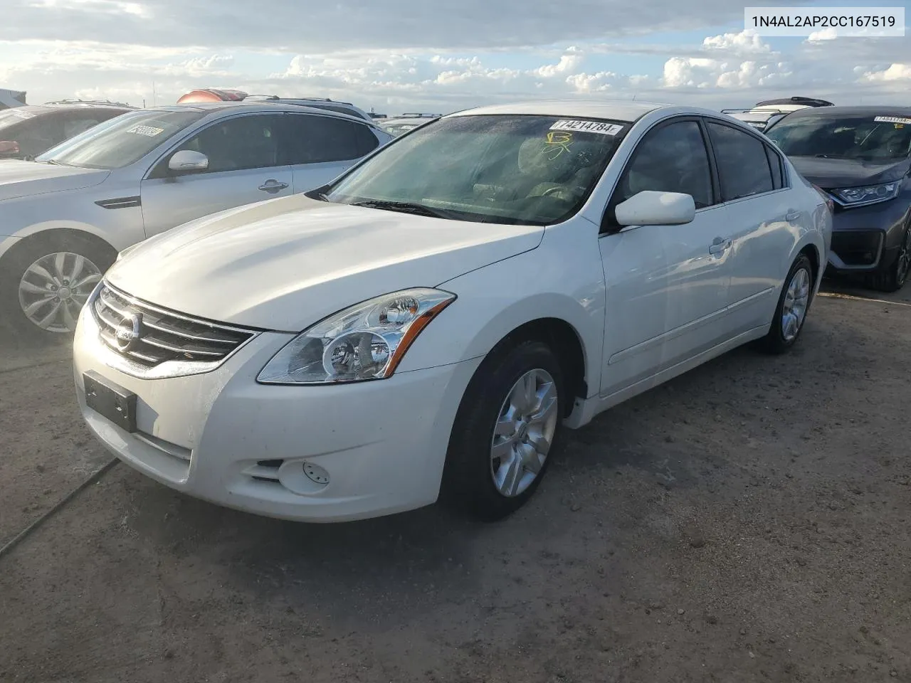 2012 Nissan Altima Base VIN: 1N4AL2AP2CC167519 Lot: 74214784