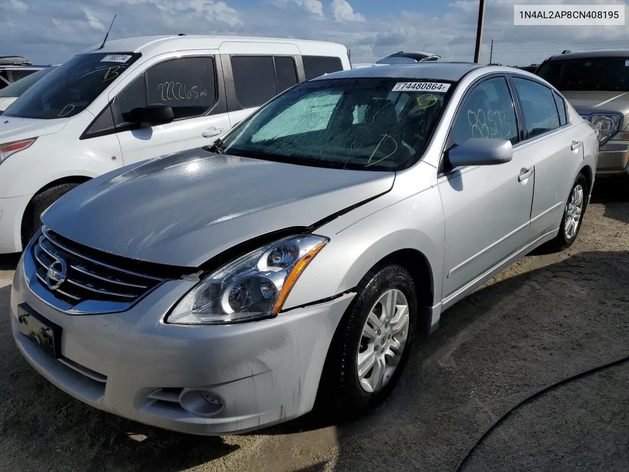 2012 Nissan Altima Base VIN: 1N4AL2AP8CN408195 Lot: 74480864