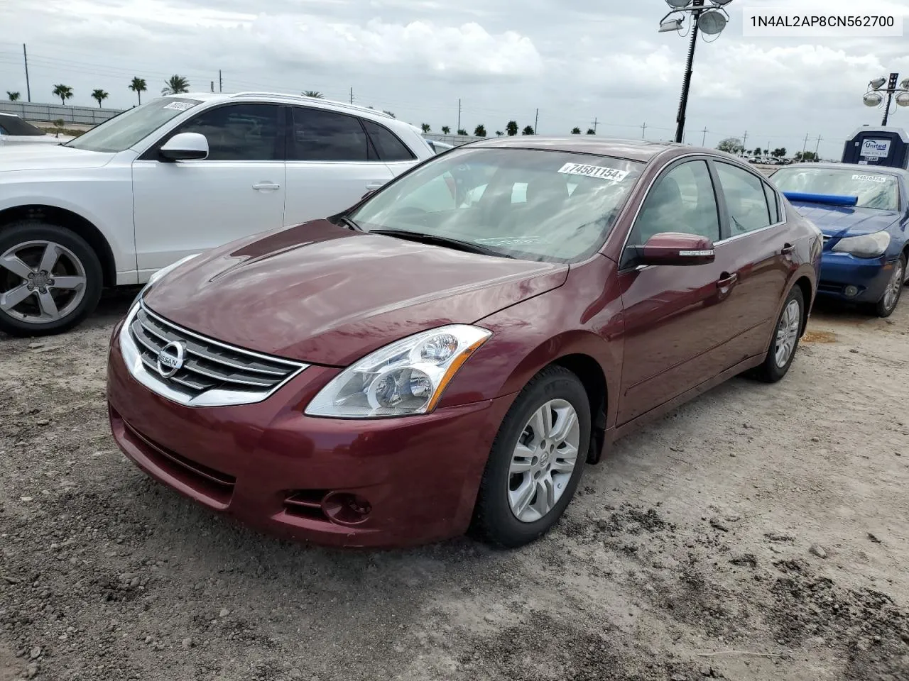 2012 Nissan Altima Base VIN: 1N4AL2AP8CN562700 Lot: 74581154