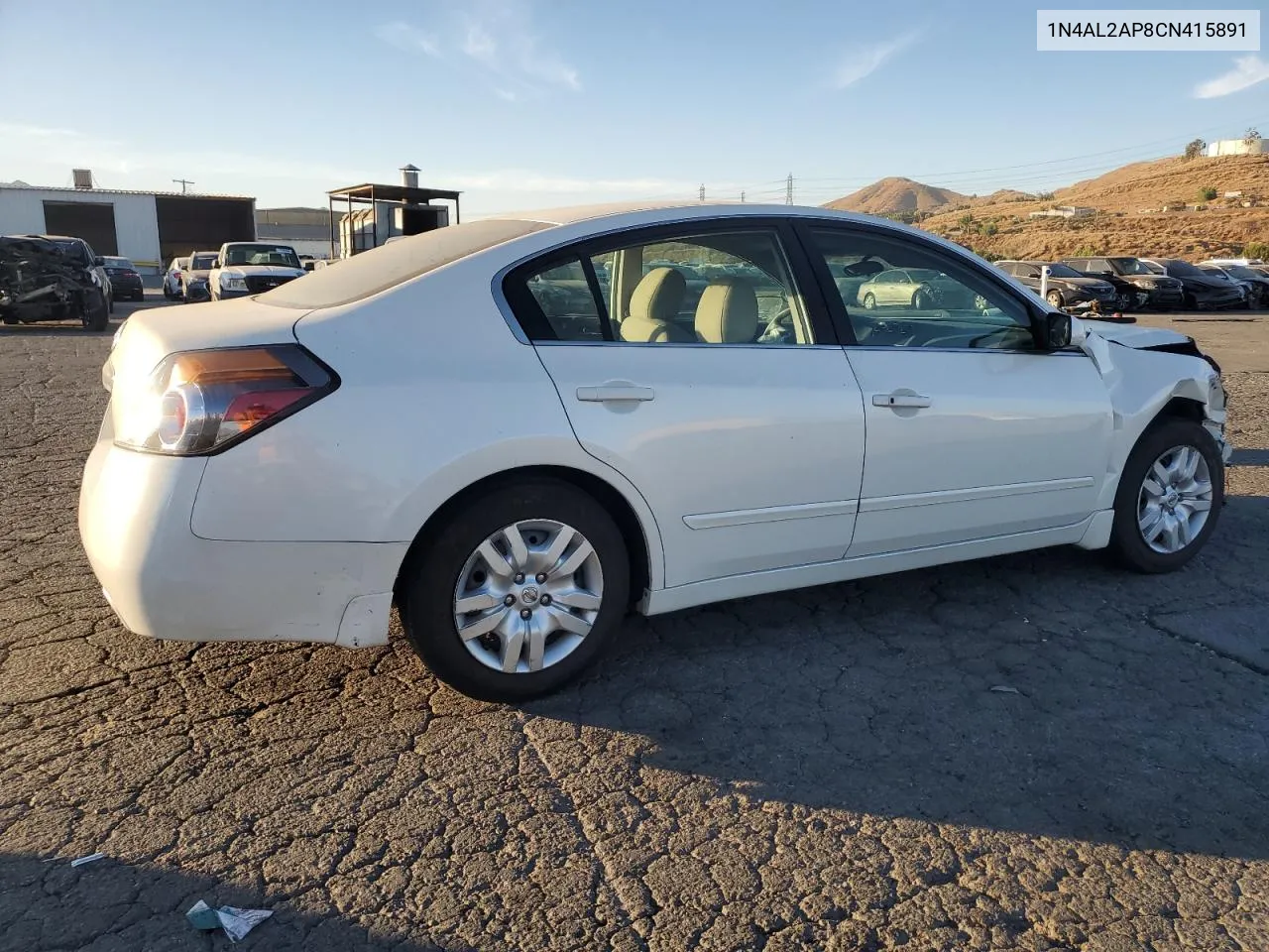 2012 Nissan Altima Base VIN: 1N4AL2AP8CN415891 Lot: 74739874