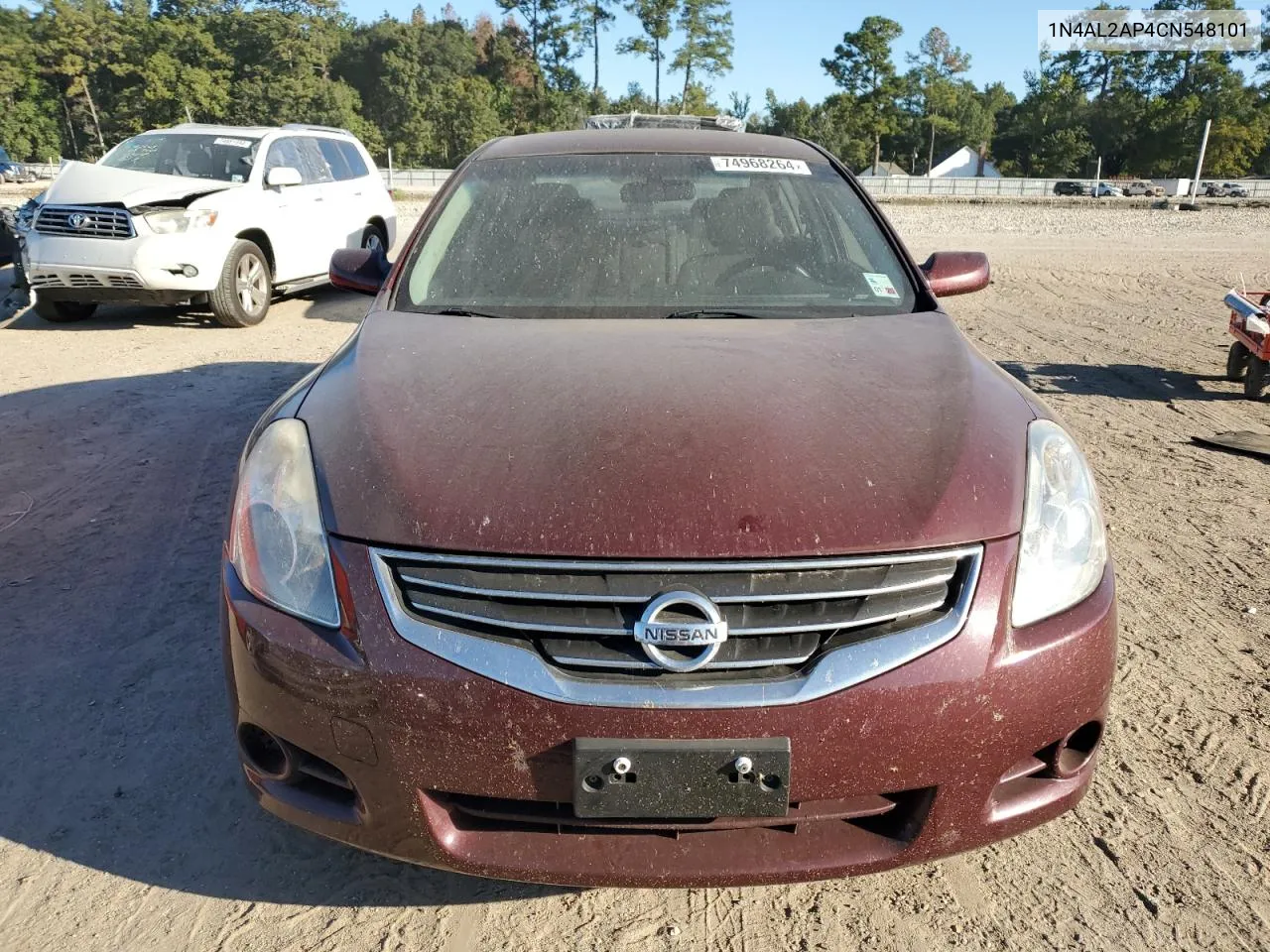 2012 Nissan Altima Base VIN: 1N4AL2AP4CN548101 Lot: 74968264