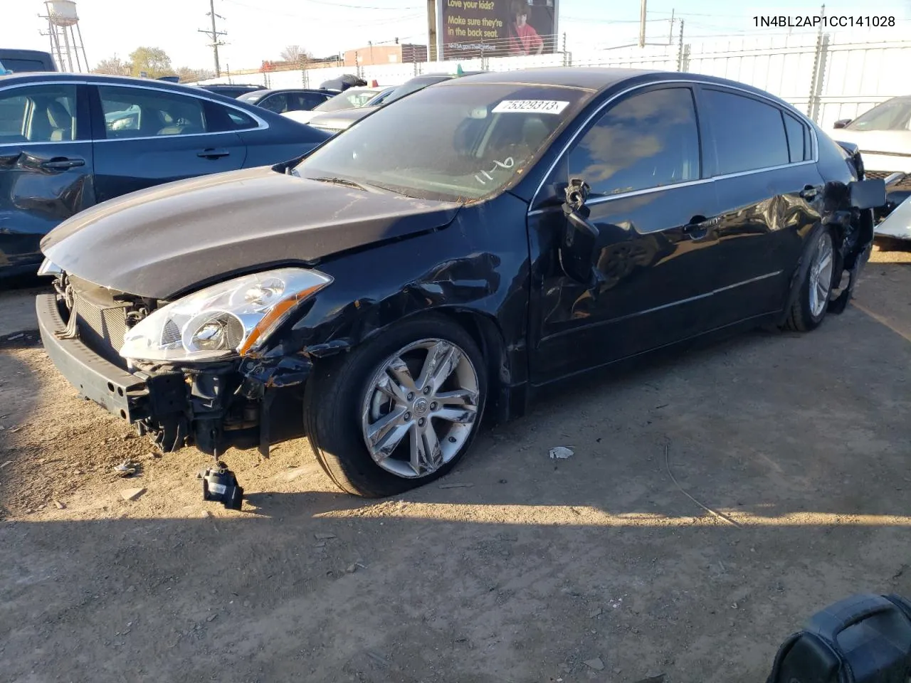 2012 Nissan Altima Sr VIN: 1N4BL2AP1CC141028 Lot: 75329313