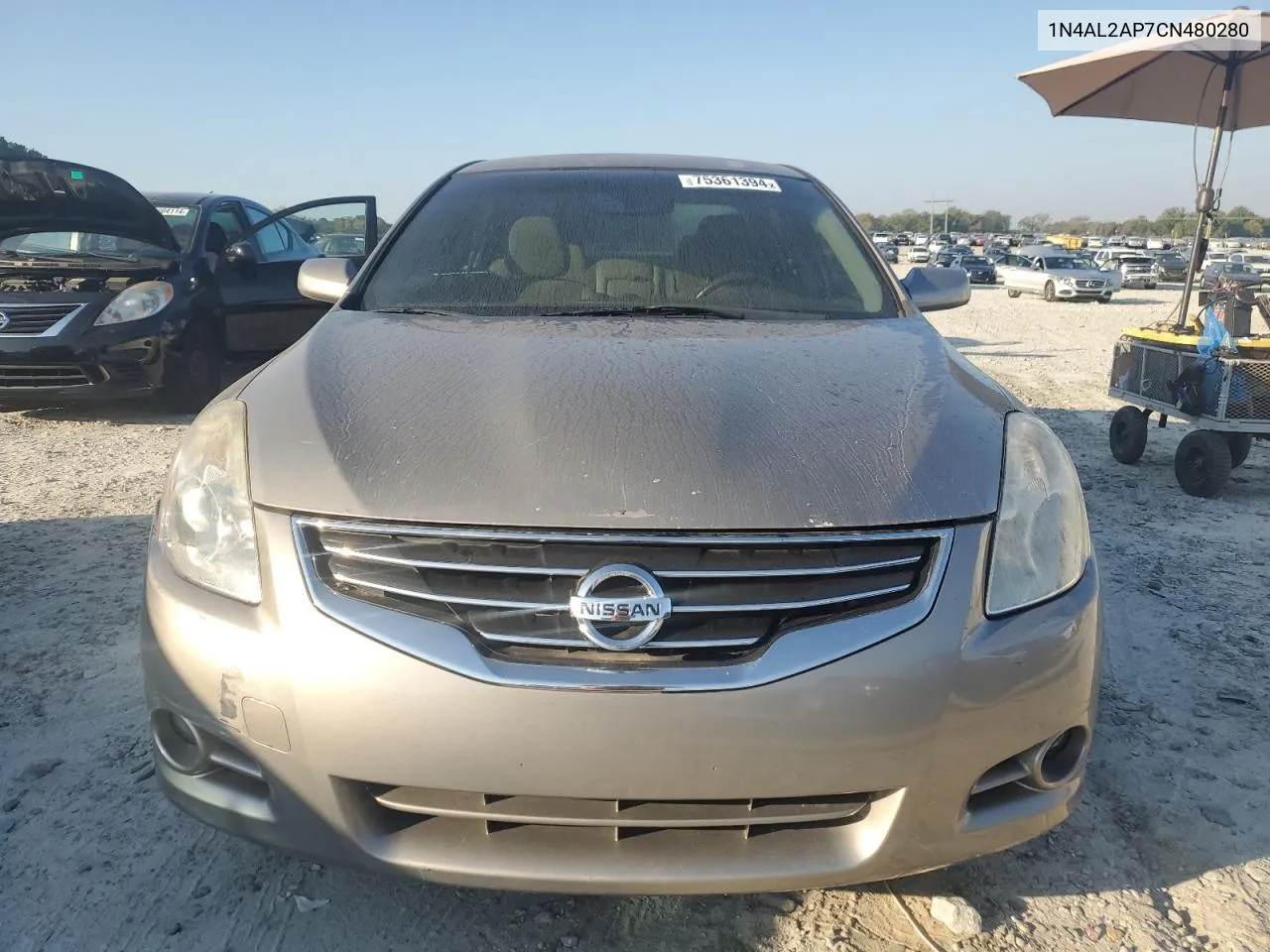 2012 Nissan Altima Base VIN: 1N4AL2AP7CN480280 Lot: 75361394