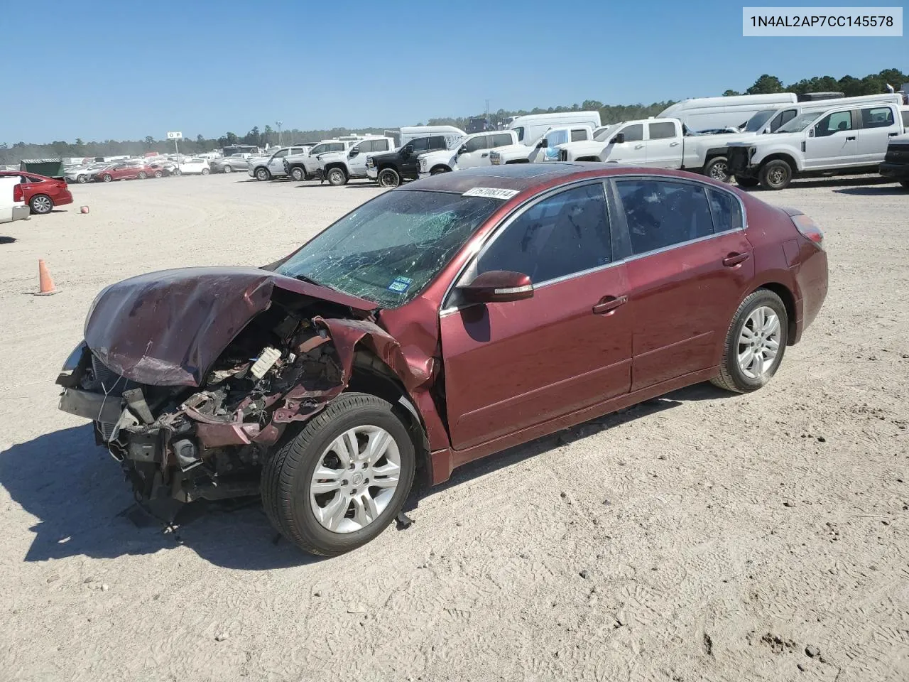 2012 Nissan Altima Base VIN: 1N4AL2AP7CC145578 Lot: 75708314