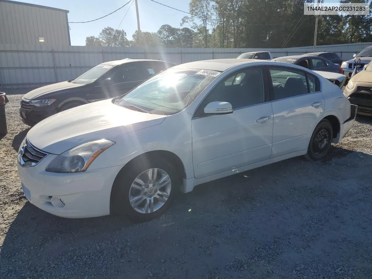 2012 Nissan Altima Base VIN: 1N4AL2AP2CC231283 Lot: 76045564