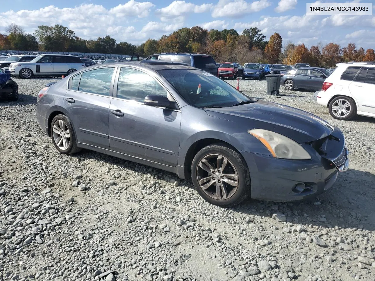 2012 Nissan Altima Sr VIN: 1N4BL2AP0CC143983 Lot: 76472194