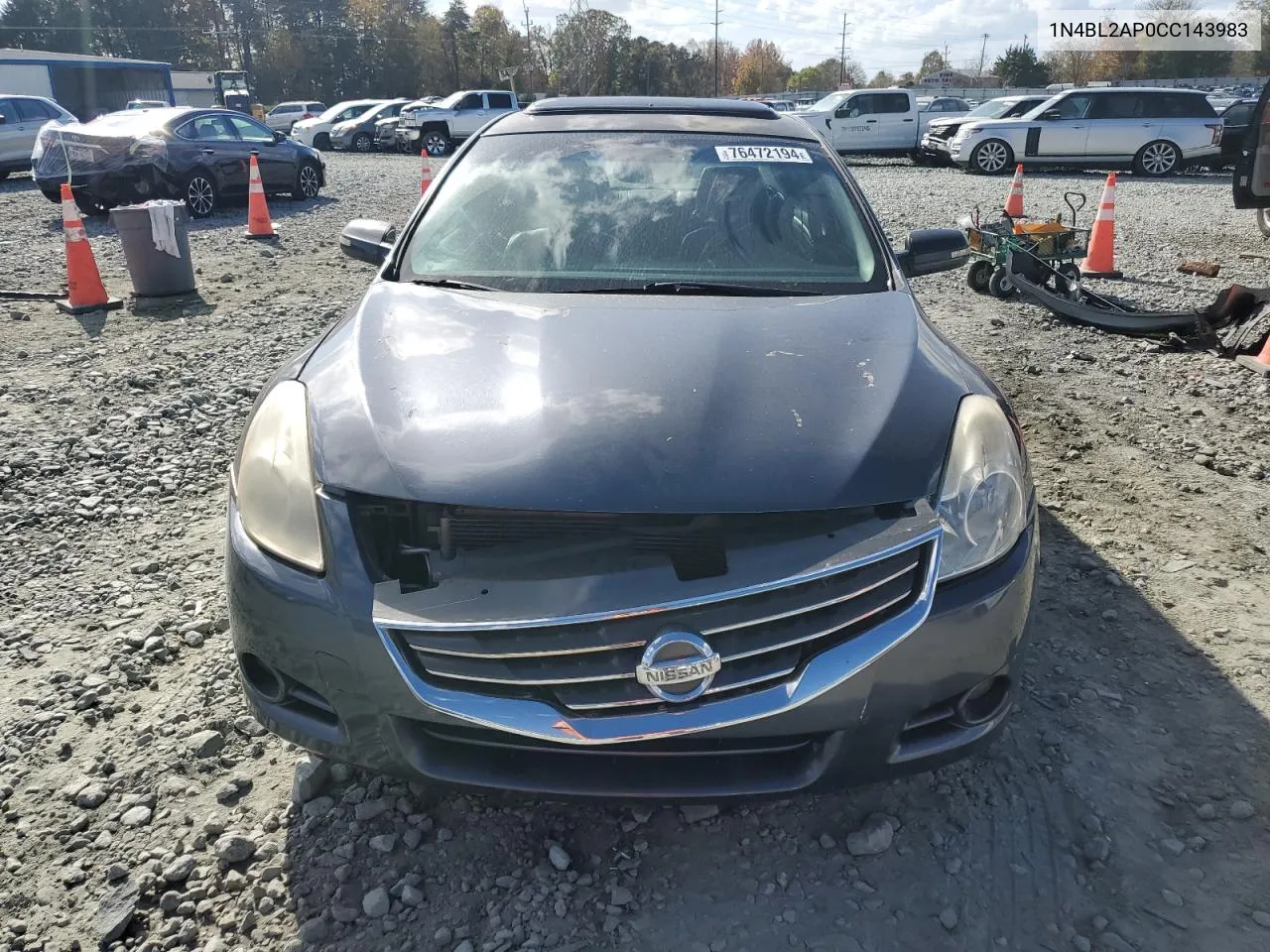 2012 Nissan Altima Sr VIN: 1N4BL2AP0CC143983 Lot: 76472194