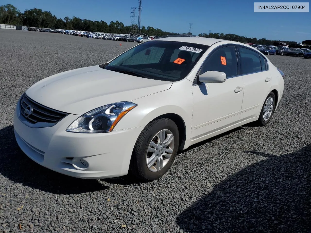 2012 Nissan Altima Base VIN: 1N4AL2AP2CC107904 Lot: 76612694