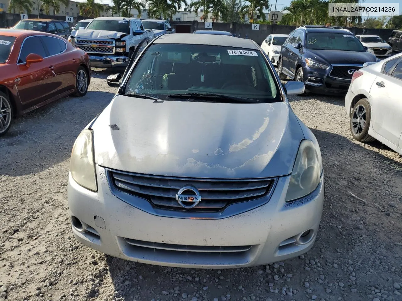 2012 Nissan Altima Base VIN: 1N4AL2AP7CC214236 Lot: 76793674