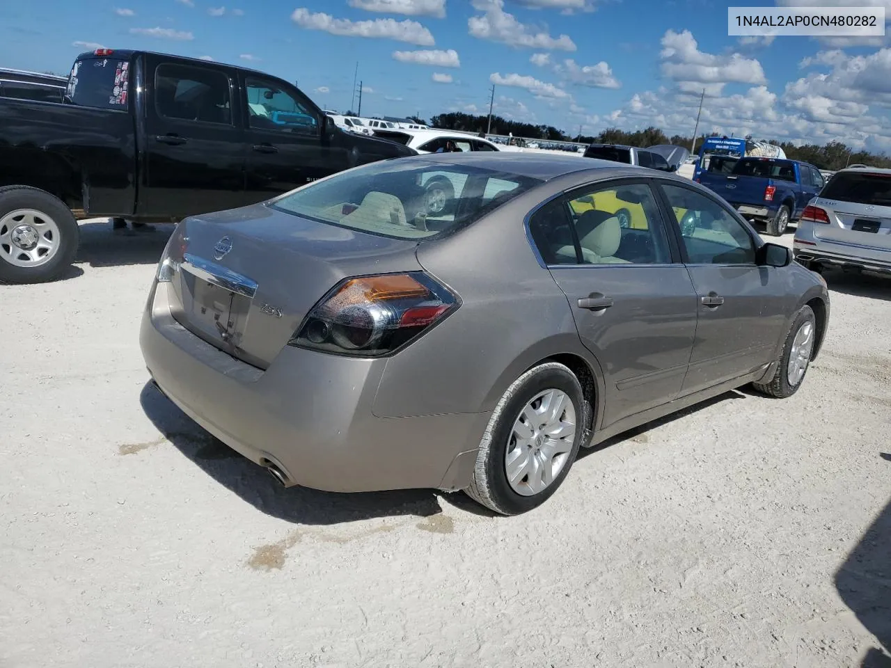 2012 Nissan Altima Base VIN: 1N4AL2AP0CN480282 Lot: 76861214