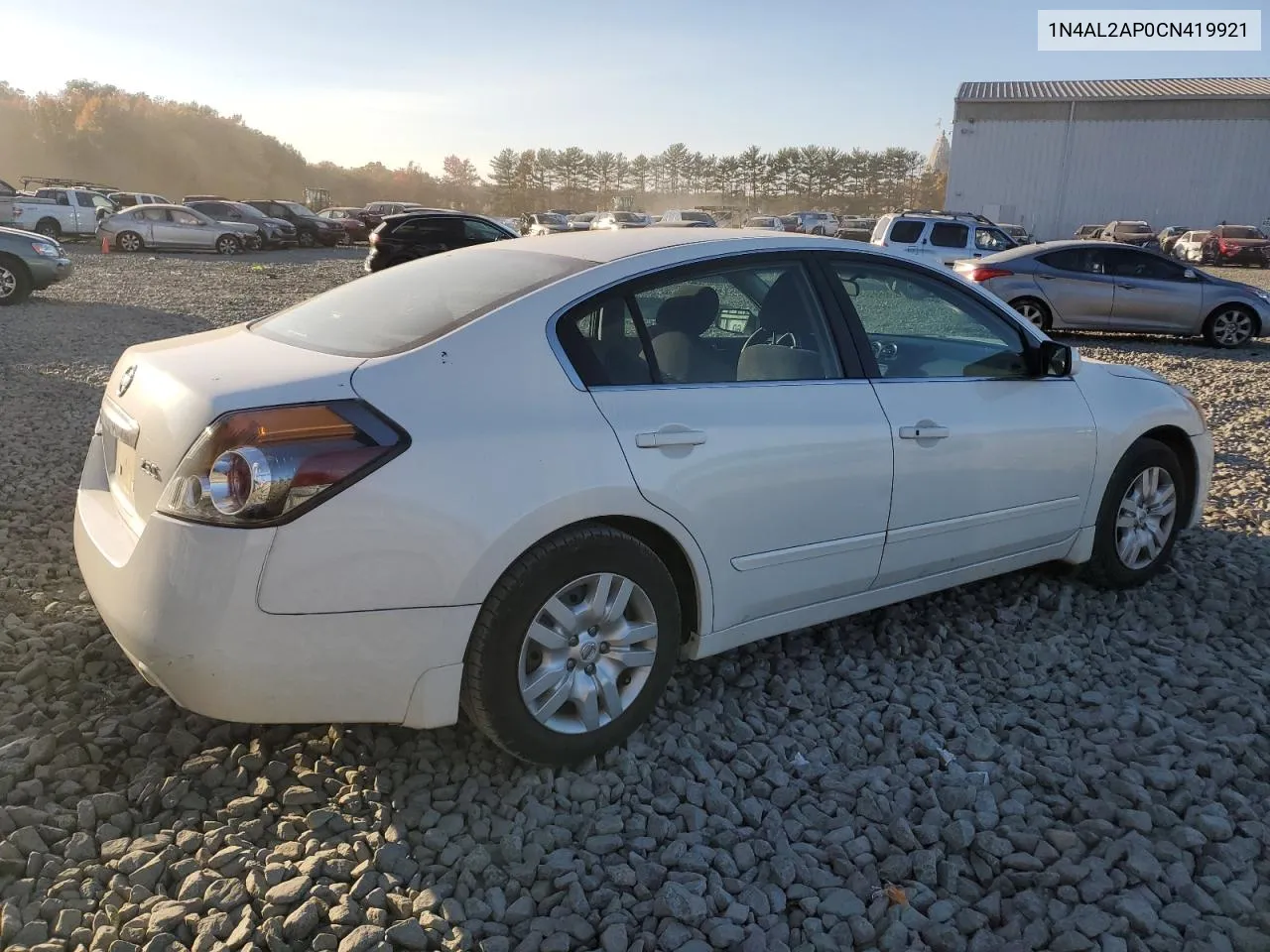 2012 Nissan Altima Base VIN: 1N4AL2AP0CN419921 Lot: 77066134