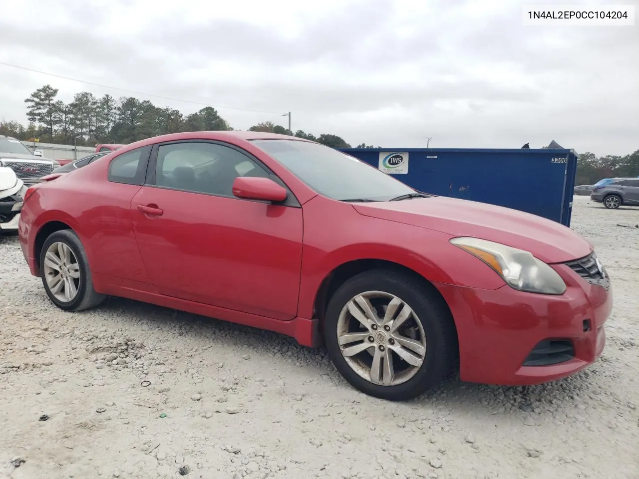 2012 Nissan Altima S VIN: 1N4AL2EP0CC104204 Lot: 78160824