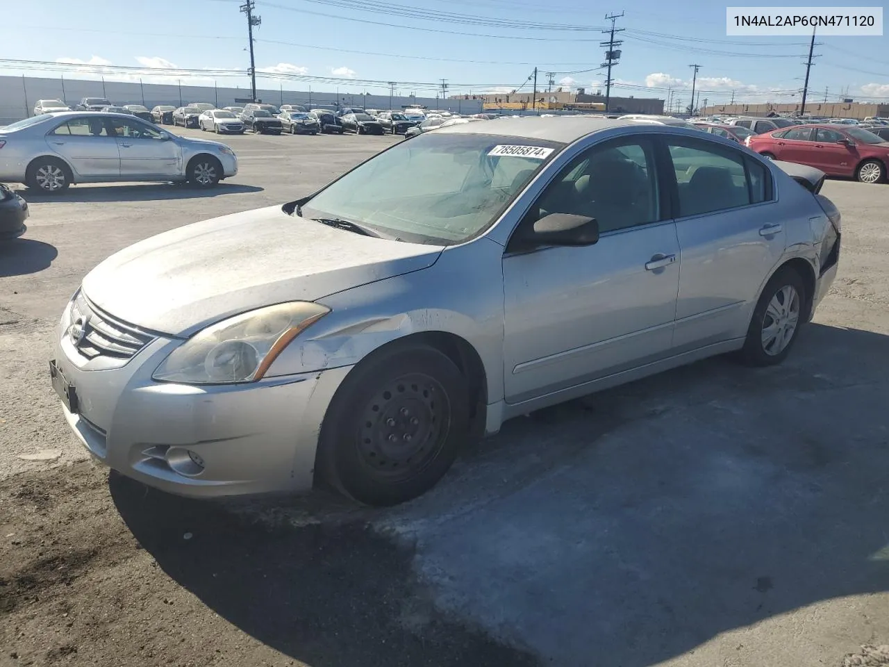 2012 Nissan Altima Base VIN: 1N4AL2AP6CN471120 Lot: 78505874