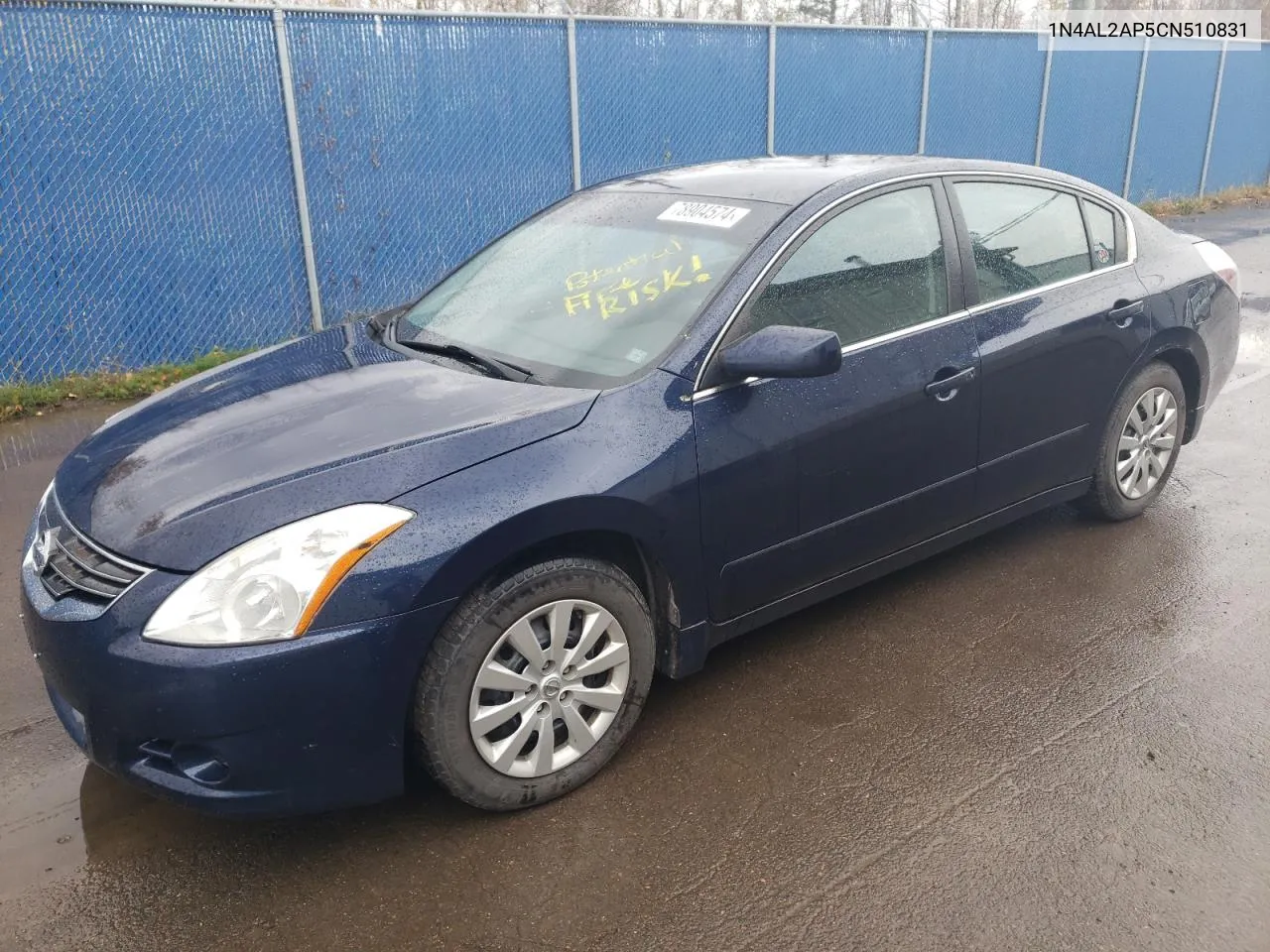 2012 Nissan Altima Base VIN: 1N4AL2AP5CN510831 Lot: 78904574