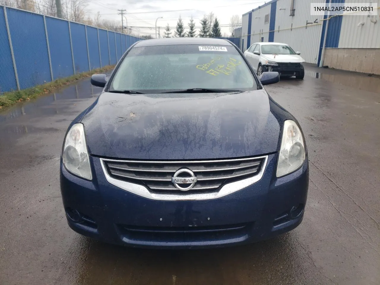 2012 Nissan Altima Base VIN: 1N4AL2AP5CN510831 Lot: 78904574